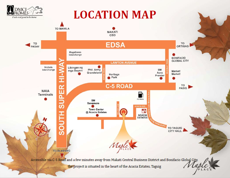 Maple Place DMCI location